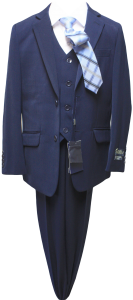 BOYS 5PC. TR SUIT (2141410) NAVY